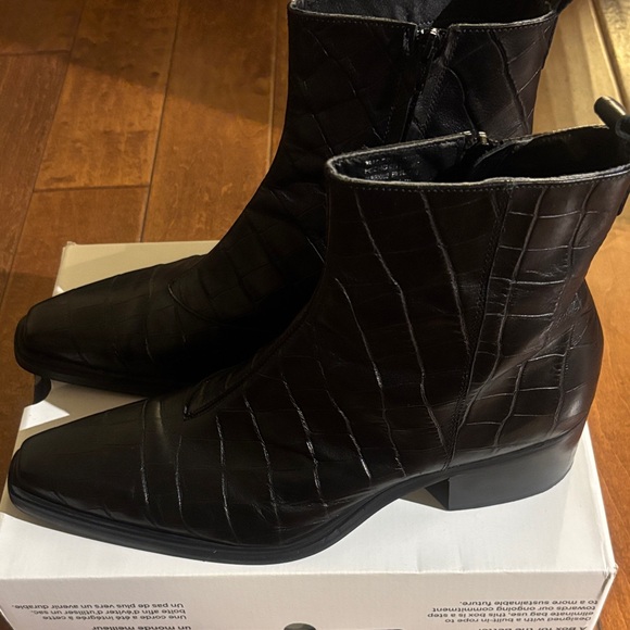 Aldo Other - Aldo Black Textured Leather Boots